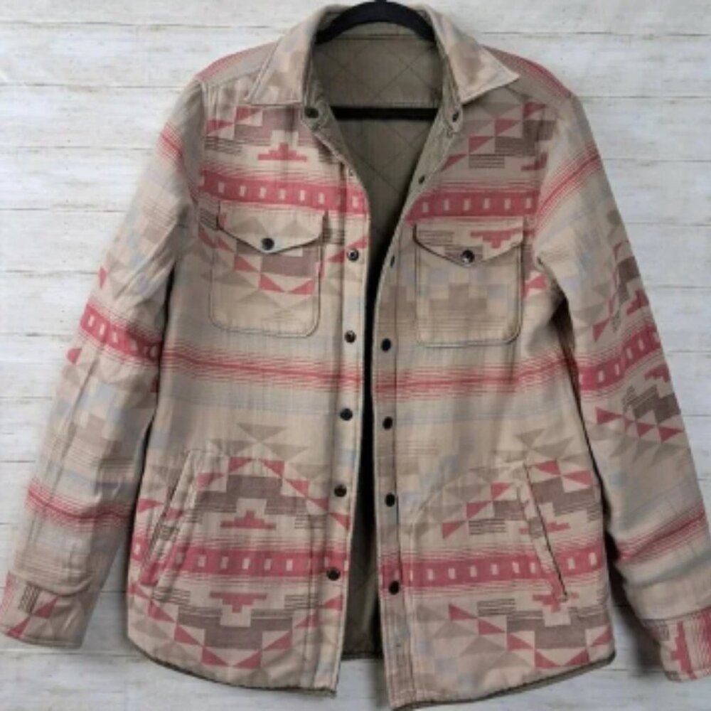 Faherty Bondi Reversible Jacket Southwestern M